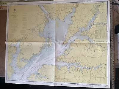 C&GS Coastal Map. Head Of Chesapeake Bay #12274 13th Edition 1974 • $35