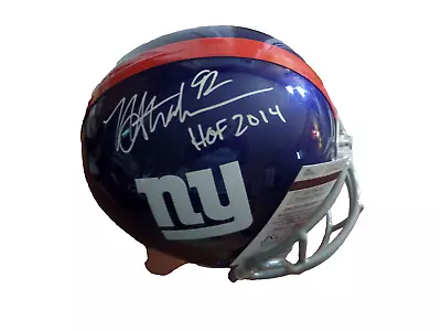 Michael Strahan Signed Giants F/S Replica Helmet JSA #92 HOF 2014 • $279.50