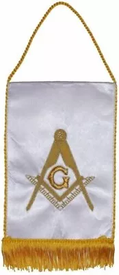 Masonic Master Mason Table Banner Hand Embroidered • $19.99