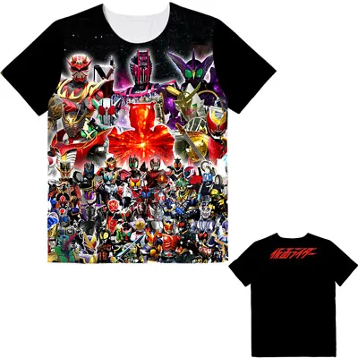 Short Sleeve T-shirt Unisex Tops Cosplay Casual Anime Masked Rider Kamen Rider#8 • $26.99