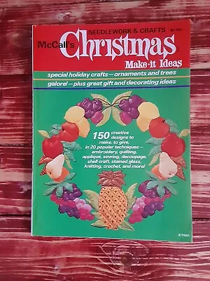 McCall's Christmas Make It Ideas Magazine Preowned • $8