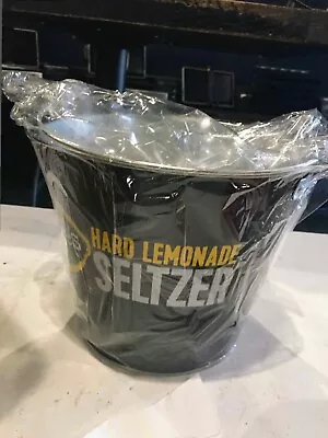 Mike's Hard Lemonade Seltzer Beer Bucket Ice Bucket - NEW - 5QT Galvanized 🍻 • $21.99