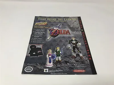 Zelda Ocarina Of Time - 64 N64 Nintendo - Vintage Print Ad/Poster Official Art • $13.29