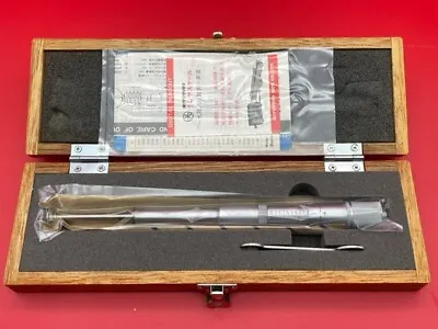 Mitutoyo 146-108 Groove Micrometer Rotating Spindle Ratchet Stop 2-3  Range • $285