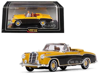 1958 Mercedes Benz 220 Se Cabriolet Yellow 1/43 Diecast Model By Vitesse 28626 • $24.99