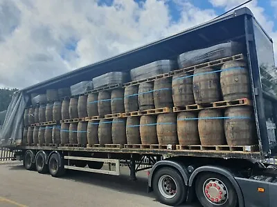 Reclaimed 200L Rustic Solid Oak Wooden Whisky Barrels | Cask | Keg | Storage • £65