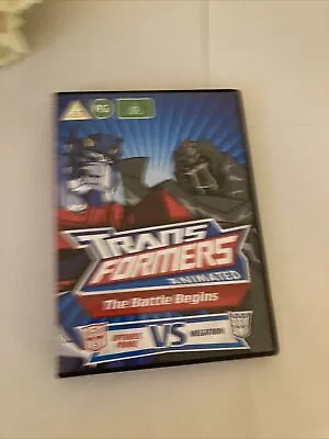 £3.49 • Buy Transformers Animated The Battle Begins: Optimus Prime VS Megatron (DVD)