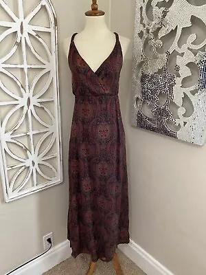 VOLCOM Xsmall PAISLEY PRINT SLEEVELESS MAXI DRESS • $24.98