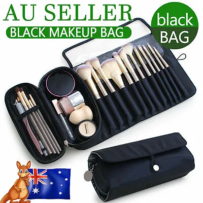 Portable Makeup Bag Cosmetic Brush Case Holder Pouch Organizer Travel Storage AU • $13.95