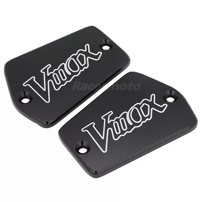 MOTORCYCLE BILLET FLUID RESERVOIR CAP FOR 1985-2007 YAMAHA VMax 1200 CHROME BLAC • $16.38