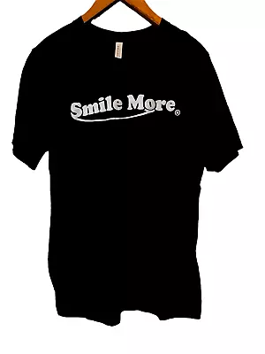 Roman Atwood Smile More Mens M T Shirt Black White Logo • $3.99