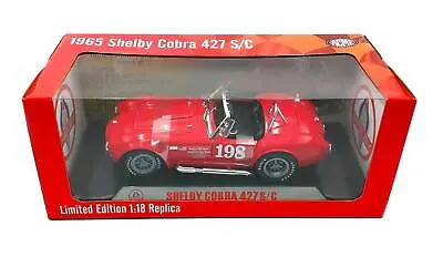 New Acme Exclusive 1:18 Scale #198 1965 Ford Shelby Cobra 427 S/C (Red) SC-198 • $74.99