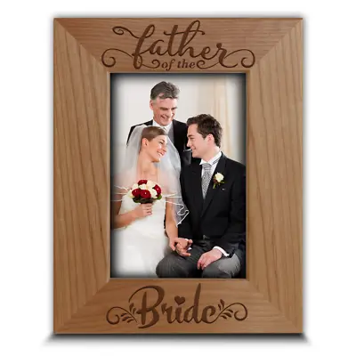 Father Of The Bride Picture Frame-father's Day Gift For Dad-dad And Bride • £22.15