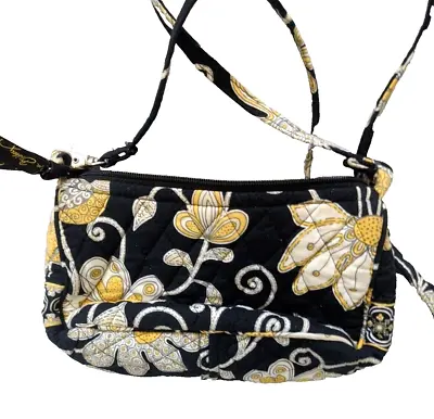 Vera Bradley Handbag Women Yellow Bird Print Small Tote Shoulder Bag Purse • $12.49