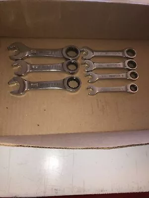 MATCO Stubby Comination 12 Pt Ratchet Set Of 7. Nice. See List • $119