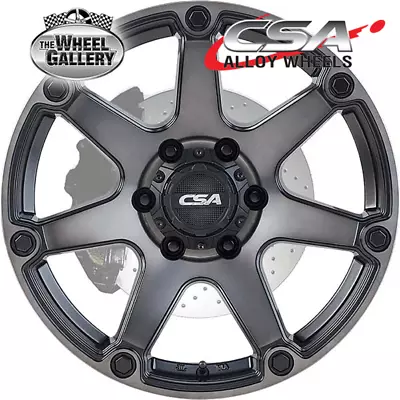 CSA Havoc 16x8 6/139.7 20P Black Machined Face W/Dark Tint Set Of Alloy Wheels • $1076