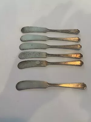 Vernon Silver Plate Set Of 6 Butter Knife 5.5” • $15.99