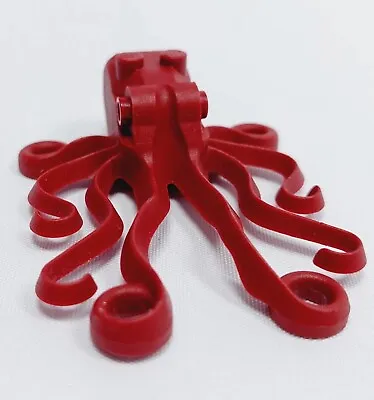 LEGO Octopus Dark Red Squid Animal Water Ocean Water Atlantis Minifigure 6086 • $28.99