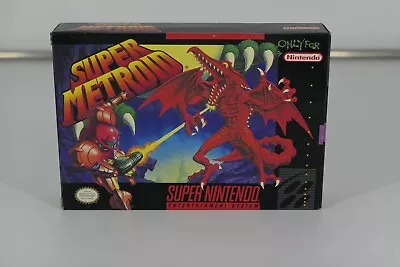 Super Metroid Super Nintendo SNES CIB Complete W/ Manual Near Mint Box Tested • $499.99