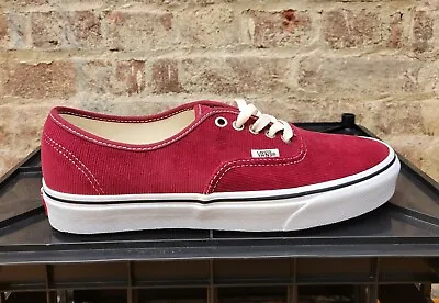 NWB Unisex Vans Authentic Corduroy Rumba Red #VN0009PV9D01 • $44.95