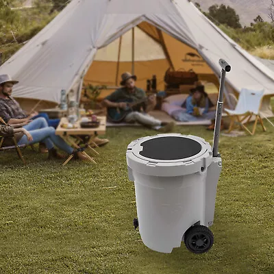 2.5/5/7gal Water Cooler Jug Portable Camping Beverage Dispenser Bucket Insulated • $170.05