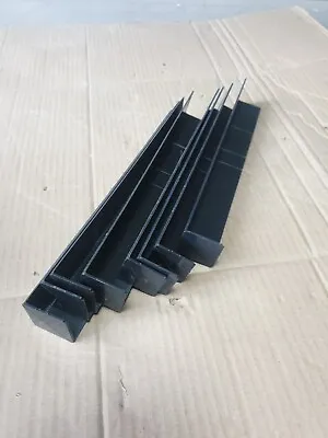 8x UPVC Plastic Fascia Board Corner Joints Grey 300mm Square Edge Profile • £30