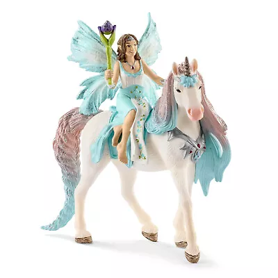 Schleich BAYALA 70569 Fairy Eyela With Princess Unicorn Fairy Toy Unicorns NEW • £15.74