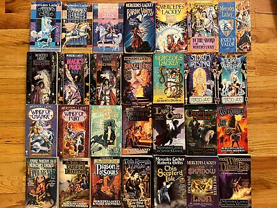 Lot Of 28: Mercedes Lackey Mass Market Paperback Books - Arrow Magic Winds Bards • $92