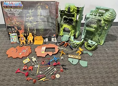 Vintage 1983 Masters Of The Universe MOTU Castle Grayskull W/ Box + Xtra Weapons • $125