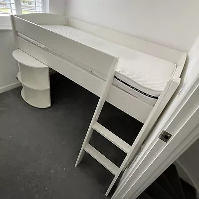 Mid Sleeper Bed With Pull Out Desk • £1
