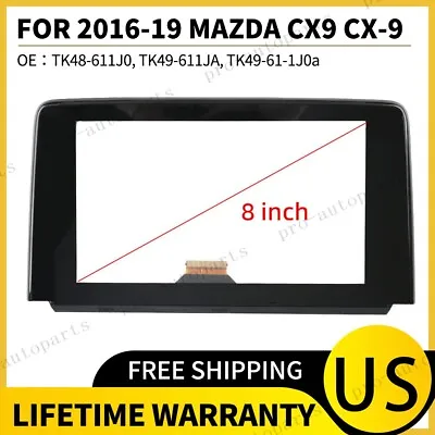 For 2016-2019 Mazda CX-9 Touch Screen Glass 8  Radio Display Digitizer TK49611J0 • $18.59