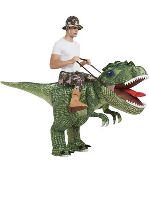 Costume Inflatable Riding T Rex Air Blow Up Adult Size • $35