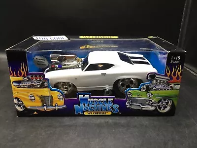 Muscle Machines '69 Chevelle 1:18 Scale Die-Cast Model Car [Funline] NEW IN BOX • $36.53