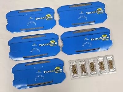 Hoy Hoy Trap-A-Roach Cockroach Traps With Food Bait Catches All Roaches 5 Sets • £5.95