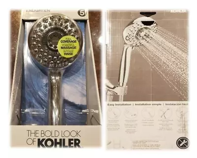 Kohler R75566-G-CP Enlighten Multi-Function Hand Shower Head Polished Chrome • $30