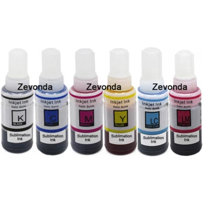 $15.50 • Buy Dye Sublimation Ink For Epson Printer CISS Refill Cartridge Heat Transfer 100ml