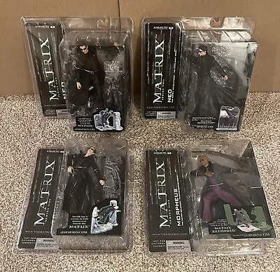 McFarlane The Matrix Lot Of 4 Neo - Trinity -Morpheus Series One -Neo Series Two • $80