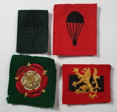 £12 • Buy 4 X British Army Cloth Formation Sign Patch Badges - British Military
