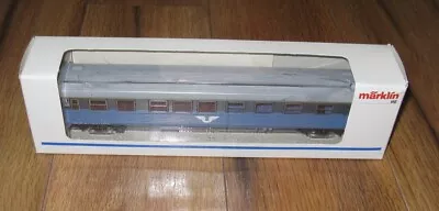 H0 Märklin 43773 SJ Dining Car 1st Class Passenger AC Coach Train Car In Box • $64.99