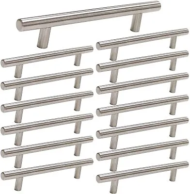 15 Pack Brushed Nickel Cabinet Pulls 3 Inch Handles Stainless Steel Cabinet Hard • $14.19