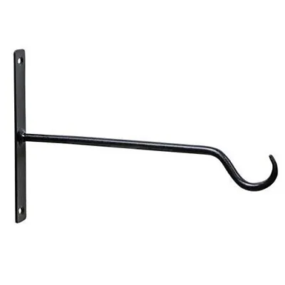 New Primitive BLACK IRON WALL HOOK BRACKET Lantern Plant Hanger 9  • $10.95