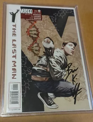 Y: The Last Man  #1  (First Yorick)  Signed By Brian K. Vaughan -NM- Midtown COA • $499.95