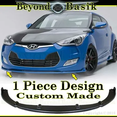 For 2012-2017 Hyundai Veloster No-Turbo Sequence Style Front Bumper Lip Body Kit • $134.67