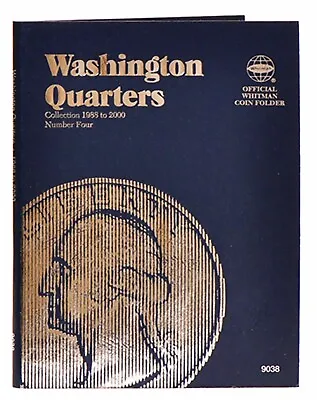 Whitman Washington Quarter Coin Folder Number Four 1988-1998 #9038 • $9.08