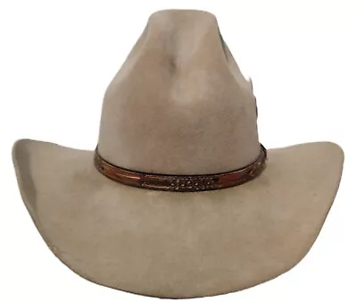 Sz  7 1/4 Restored Vintage 1950s Resistol 20X Beaver Felt Gus Tom Mix Cowboy Hat • $149.99