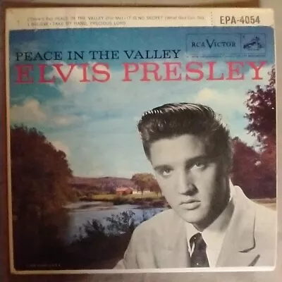 Elvis Presley Peace In The Valley RCA Victor EPA 4054 - VG • $0.99