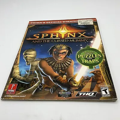 Sphinx And The Cursed Mummy Prima Official Strategy Guide Playstation 2 GC Xbox • $19.95