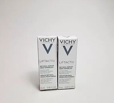 2x Vichy Liftactiv Retinol Serum Deep Wrinkles TRAVEL SIZE 0.16 Oz /5ml • $12.90
