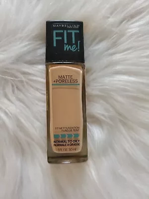 Maybelline Fit Me Matte + Poreless Liquid Foundation Makeup Classic Beige #245 • $7.99