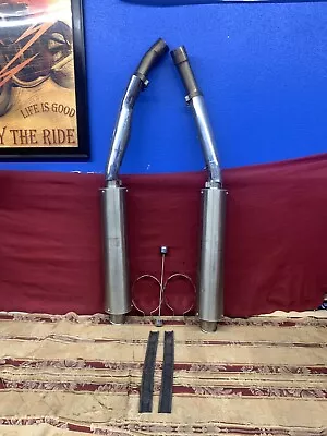 $367.68 • Buy Kawasaki ZX-14 EXHAUST MID PIPE TITANIUM CUSTOM CHROME COVERS